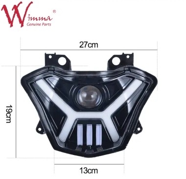 مصباح LED أسود أنيق لـ Kawasaki Z650 و Versys X 300