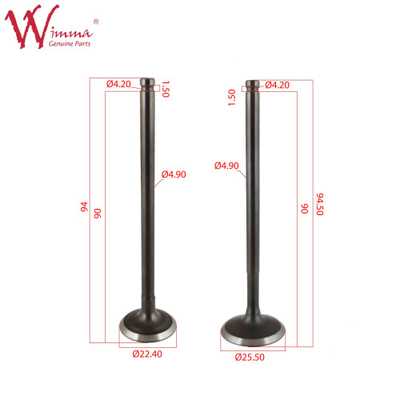 صمام التحكم في مدخول الدراجة النارية Assy NG125 ، ضجيج منخفض Nmax صمام خروج المحرك